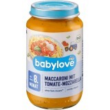 Babylove macaroane cu tomate mozzarela 8+ ECO, 220 g