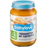 Babylove Mieniu de morcovi cu cartofi ECO, 5+, 190 g