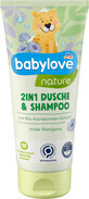 Babylove nature 2&#238;n1 gel de duș și șampon, 200 ml