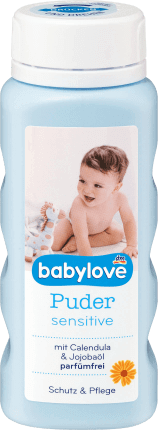 Babylove Pudră sensitiv, 100 g