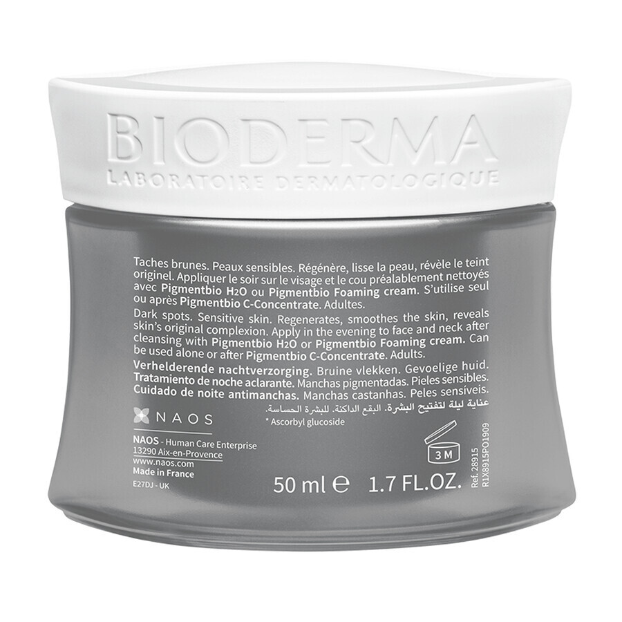 Bioderma Pigmentbio Crema regeneratoare de noapte, 50 ml