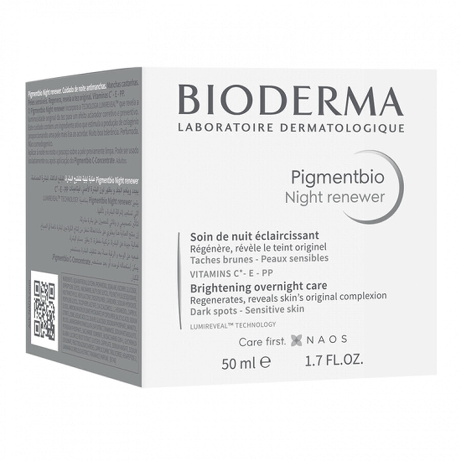 Bioderma Pigmentbio Crema regeneratoare de noapte, 50 ml