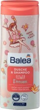 Balea Kids gel de duș și șampon 2&#238;n1 Flower Dream, 300 ml
