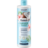 Balea natural beauty șampon cu extract organic de hibiscus și lapte de cocos, 400 ml