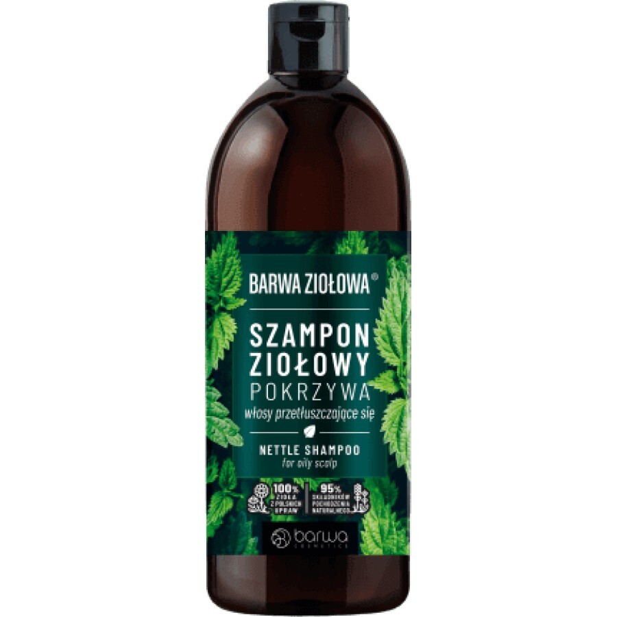 Barwa Șampon cu urzică pentru păr gras, 480 ml
