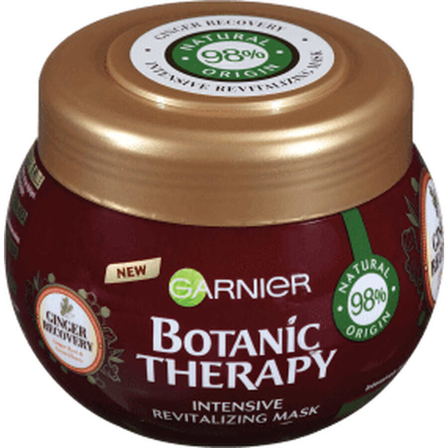 Botanic Therapy Mască de păr cu rădăcină de ghimbir organic şi miere, 300 ml