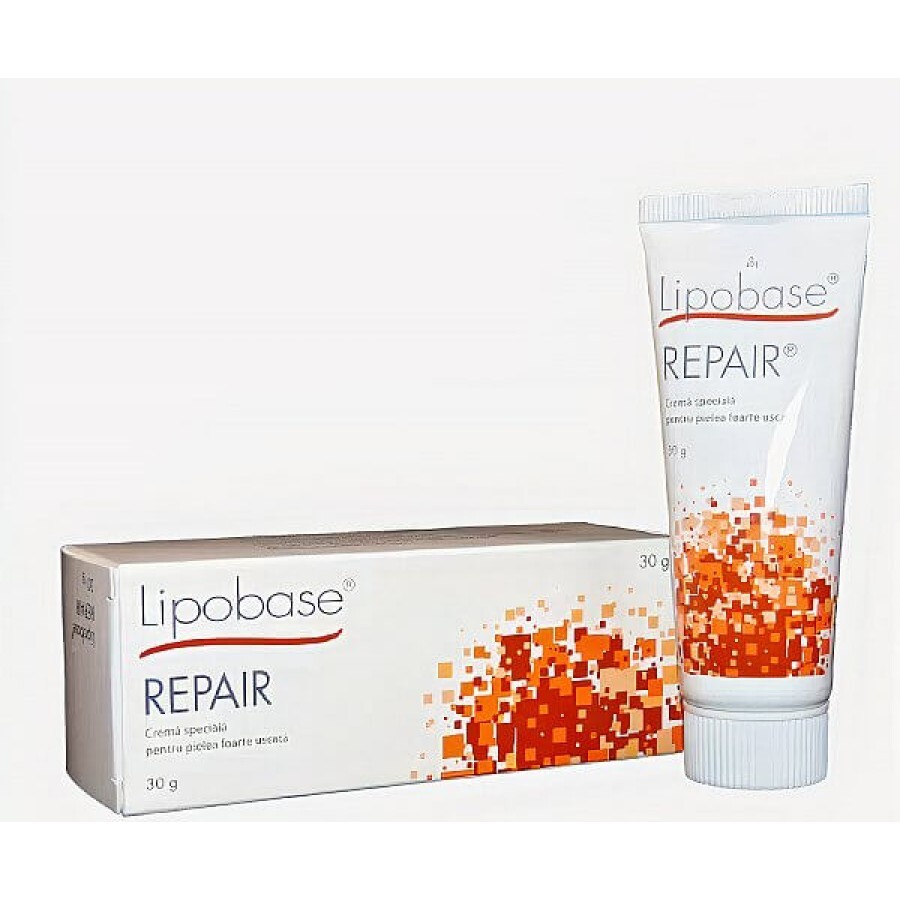 Crema speciala pentru piele foarte uscata Lipobase Repair, 30 g, Astellas recenzii