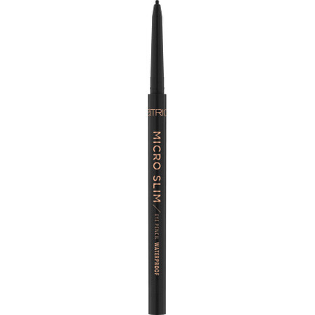Catrice Micro Slim creion de ochi rezistent la apă 010 Black Perfection, 0,05 g