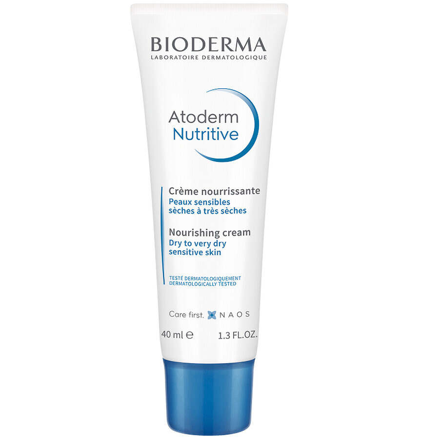 Bioderma Atoderm Crème nourrissante pour peaux sèches et très sèches, 40 ml