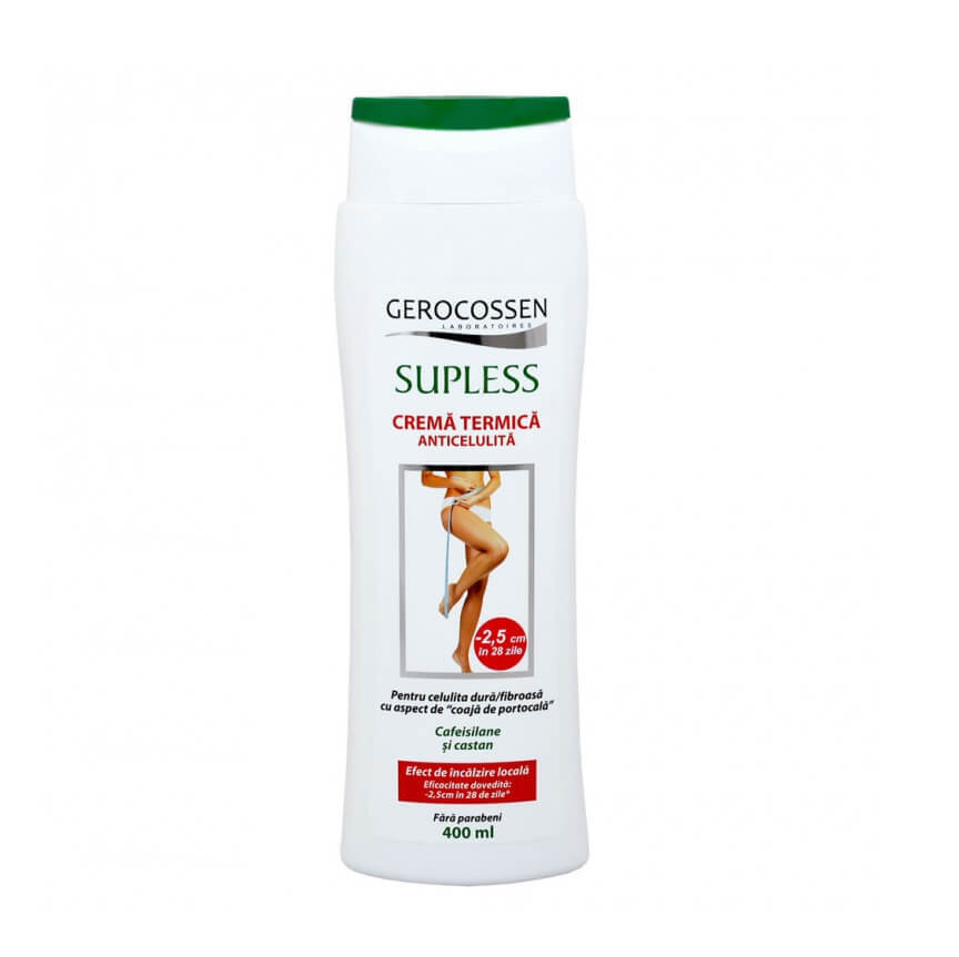 Crema termica anticelulita Supless, 400 ml, Gerocossen