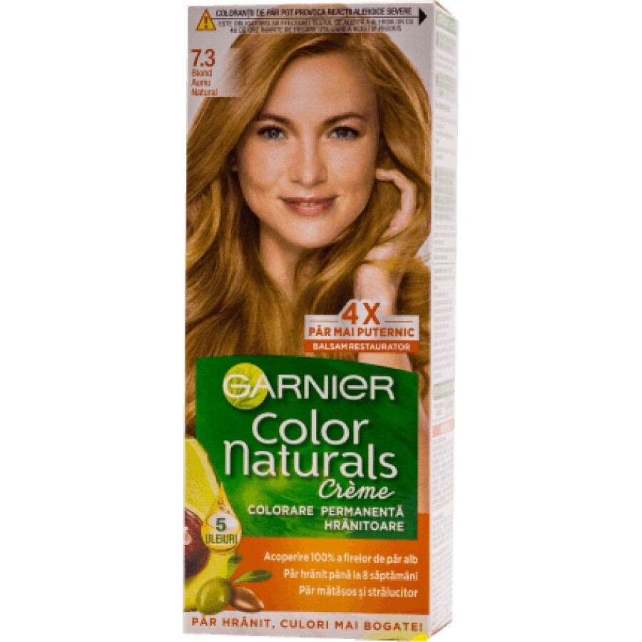 Color Naturals Vopsea de păr permanentă 7.3 blond, 1 buc