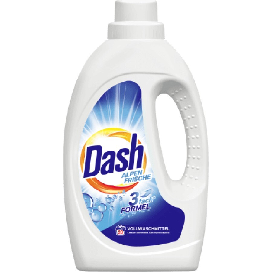 Dash Detergent rufe lichid Alpen Frische 20 spălări, 1,1 l