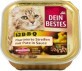 Dein Bestes caserolă pentru pisici BBQ f&#226;șii de curcan, 100 g