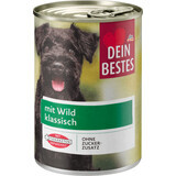 Dein Bestes Conservă cu vânat pentru câini adulți, 400 g