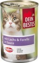 Dein Bestes conservă hrană umedă pentru pisici somon&amp;păstrăv &#238;n sos, 400 g