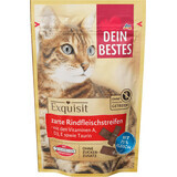 Dein Bestes Dein Beste hrană pentru pisici cu fâșii de carne de vită, 50 g