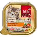 Dein Bestes Hrană umedă cu pui și paprika pentru pisici, 100 g