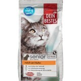 Dein Bestes Hrană uscată pui pisici senior, 750 g