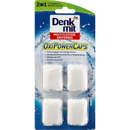 Denkmit Capsule detergent oxi power 4x20g, 4 buc