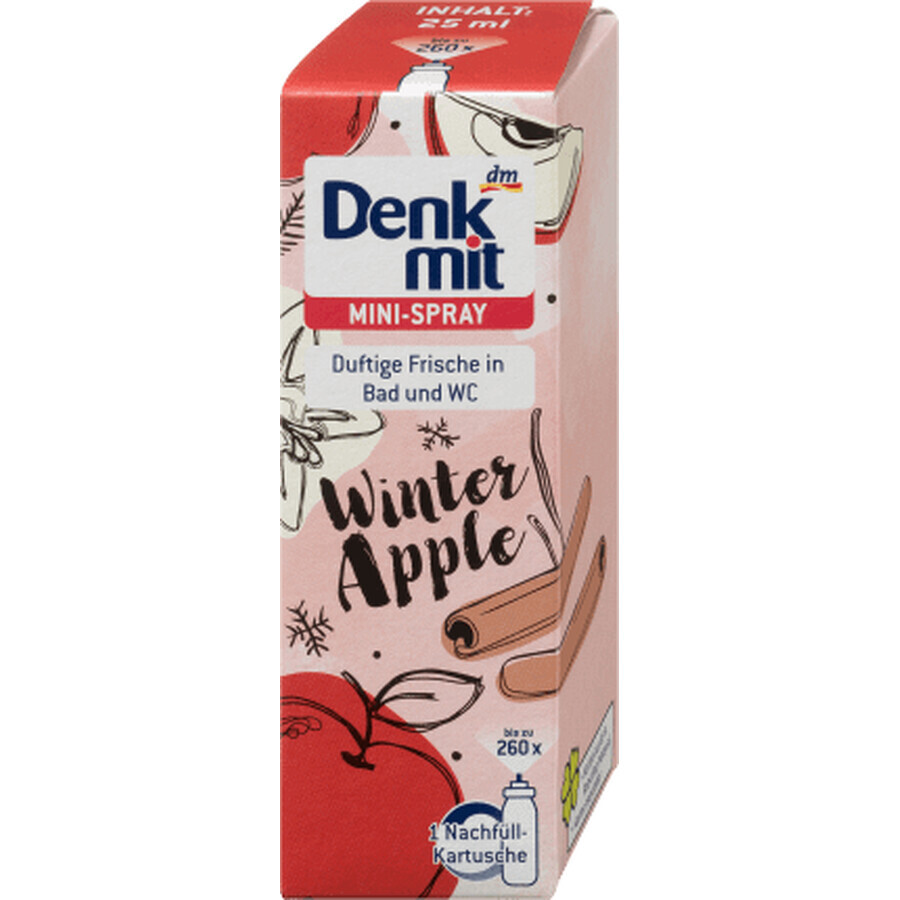 Denkmit Rezervă mini-spray de iarnă măr, 25 ml