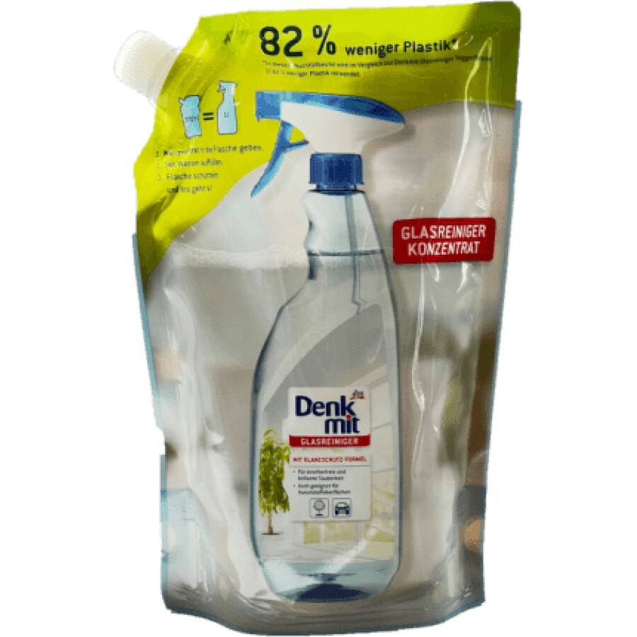 Denkmit soluție curățare sticlă, rezervă, 333 ml