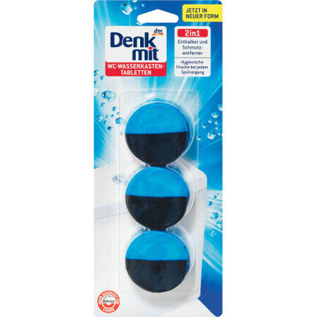 Denkmit tablete pentru rezervor WC 3x50g, 3 buc