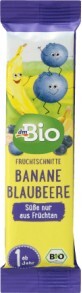DmBio Baton cu banane și afine, 25 g