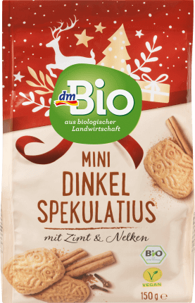 DmBio Biscuiți cu scorțișoară și cuișoare,ECO, 150 g