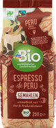DmBio Cafea expresso măcinată ECO, 250 g