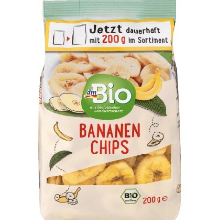 DmBio Chips banane uscate ECO, 200 g