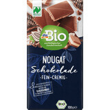 DmBio Ciocolată cu cremă de nugat, 100 g