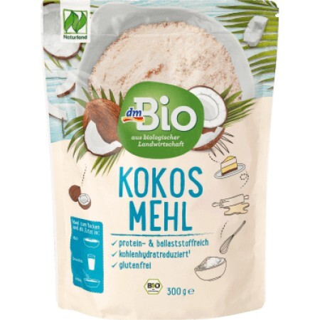 DmBio Făină de cocos, 300 g