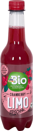 DmBio Limonadă de merișoare ECO, 430 ml