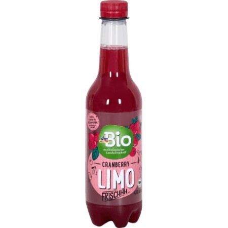 DmBio Limonadă de merișoare ECO, 430 ml