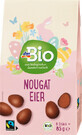 DmBio Ouă nougat ciocolată cu lapte,ECO, 85 g