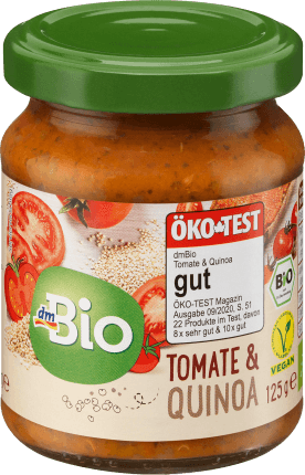 DmBio Pastă vegetală tomate & quinoa ECO, 125 g