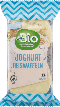 DmBio Rondele de orez cu iaurt, 100 g