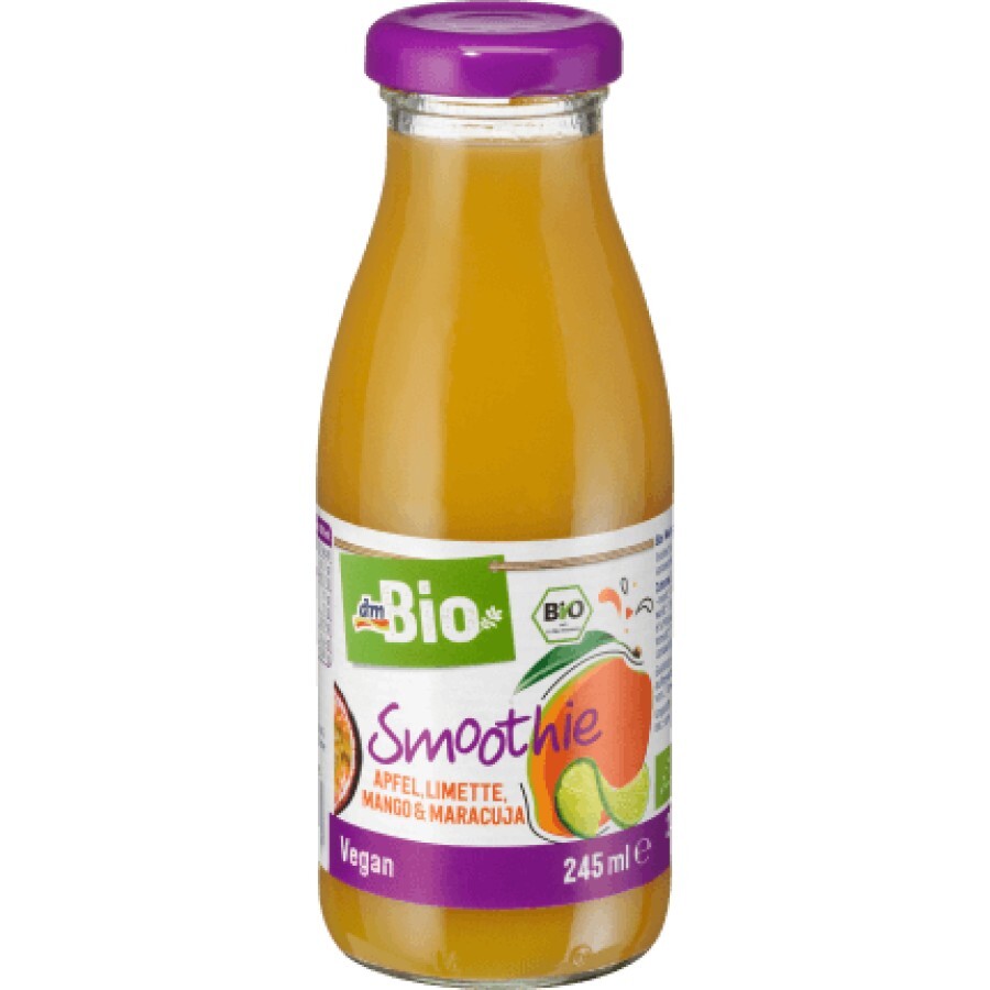 DmBio Smoothie cu măr și mango ECO, 245 ml