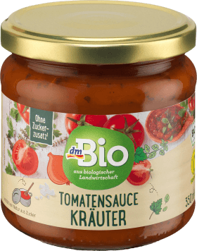 DmBio Sos tomat cu mirodenii, 350 ml