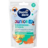 Dontodent Ață dentară neceruită- sticks pentru copii, 32 buc