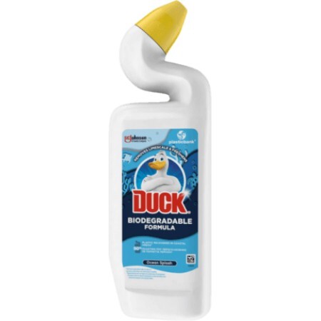 Duck Soluție curățare wc Ocean Splash, 750 ml