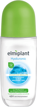 Elmiplant Deodorant antiperspirant roll on hyaluronic, 50 ml Frumusete si ingrijire