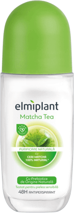 Elmiplant Deodorant antiperspirant roll on matcha tea, 50 ml