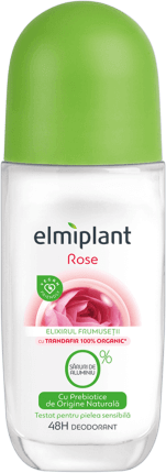 Elmiplant Deodorant Roll On Rose, 50 ml Frumusete si ingrijire