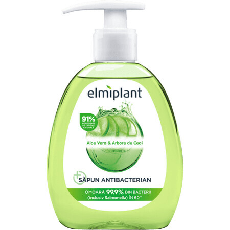 Elmiplant Săpun antibacterian aloe vera & arbore de ceai, 300 ml