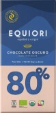 Equiori Ciocolată neagră cu 80% cacao, 80 g