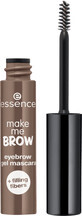 Essence Cosmetics Make Me Brow gel mascara spr&#226;ncene 05 chocolaty brows, 3,8 ml