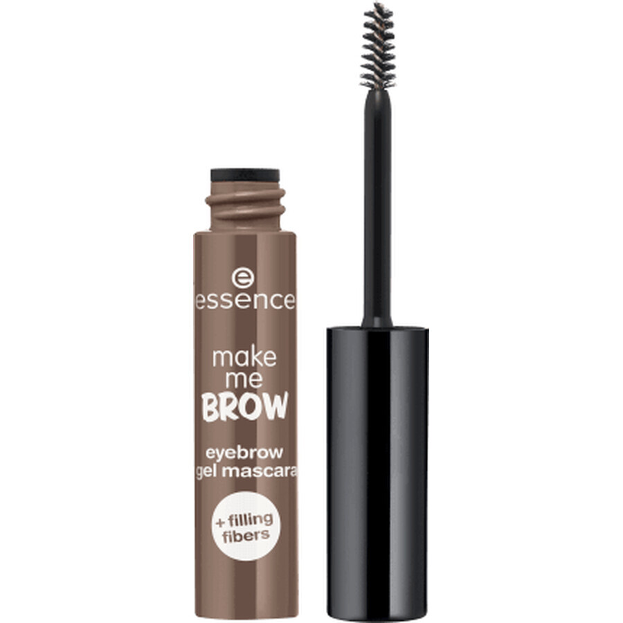 Essence Cosmetics Make Me Brow gel mascara sprâncene 05 chocolaty brows, 3,8 ml