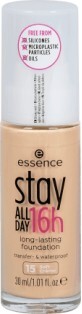 Essence Cosmetics Stay All Day 16h Long-Lasting fond de ten 15 Soft Creme, 30 ml