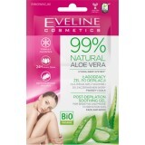 Eveline Cosmetics Gel calmant post-depilare cu 99% aloe vera naturală, 10 ml